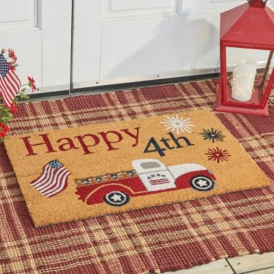Park Designs Star Spangled Truck Doormat 1 Park Designs Star Spangled Truck Doormat