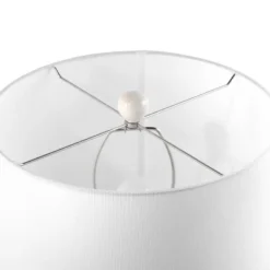 NuLOOM Flint Ceramic 30" Table Lamp Lighting - Cream 30" H X 15" W X 15"D -Home Decor Series Store GUEST df63fc9e 43b2 4293 8a78 71febcfc1124