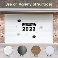 Big Dot Of Happiness Silver Class Of 2023 Graduation Party Wall Decals Set Of 20 -Home Decor Series Store GUEST e1474fff ed51 42ba ae24 3fc42b371073