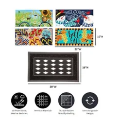 Evergreen Flag Sassafras Doormat Four Seasons Set Of 5 9 Evergreen Flag Sassafras Doormat Four Seasons Set Of 5 -Home Decor Series Store GUEST e1de111e 68c5 4e1f 8883 10e8a2578c3c