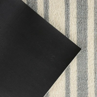 2'x3' ColorStar Timeless Stripe Door Mat Silver - Bungalow Flooring 5 2'x3' ColorStar Timeless Stripe Door Mat Silver - Bungalow Flooring - Image 5