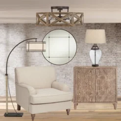 Possini Euro Design Moorcroft Modern Farmhouse Ceiling Light Semi Flush Mount Fixture 14 1/2" Wide Dark Wood Bronze 6-Light Hexagon Frame For Bedroom 15 Possini Euro Design Moorcroft Modern Farmhouse Ceiling Light Semi Flush Mount Fixture 14 1/2" Wide Dark Wood Bronze 6-Light Hexagon Frame For Bedroom -Home Decor Series Store GUEST e365a827 dd64 4f45 abf0 cc9e7e1dfb53