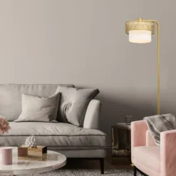 62.25" Alaina Shade Floor Lamp - River Of Goods -Home Decor Series Store GUEST e427336a 4fd0 437d 8e4c c204037bf6a7