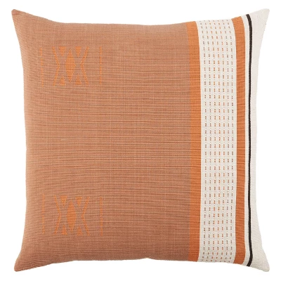 22"x22" Oversize Parvati Tribal Square Throw Pillow Cover - Jaipur Living 5 22"x22" Oversize Parvati Tribal Square Throw Pillow Cover - Jaipur Living - Image 5