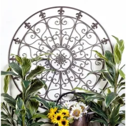 Metal Fleur De Lis Scrollwork And Wall Decor Black - Olivia & May -Home Decor Series Store GUEST e4db0520 2a8f 4d0f a3bf 3671048b49ff