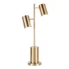 Cannes Contemporary/Glam Table Lamp With Metal Shade White (Includes LED Light Bulb) - LumiSource
