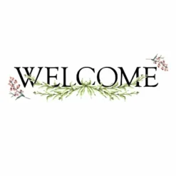 16.3" X 24.5" Welcome Quote Peel And Stick Wall Decal - RoomMates