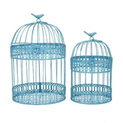 Set Of 2 Metal 15.6" Country Cottage Birdcage - Olivia & May -Home Decor Series Store GUEST e5d1d9b0 4ccc 4d0e add1 380c847e746e