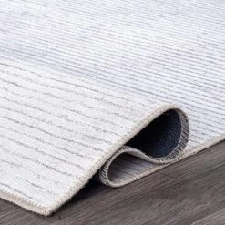 World Rug Gallery Contemporary Distressed Stripe Machine Washable Area Rug -Home Decor Series Store GUEST e627031b 19a8 4463 a629 804ff3e15554