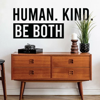 Human Kind Peel And Stick Wall Decal Black - RoomMates 3 Human Kind Peel And Stick Wall Decal Black - RoomMates - Image 3
