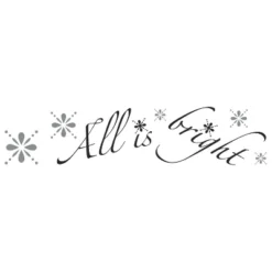 All Is Calm All Is Bright Glitter Quote Peel And Stick Wall Decal - RoomMates -Home Decor Series Store GUEST eac98f72 f123 4033 a433 926741524735