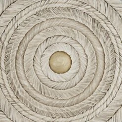 Dahlia Studios Natural Paper Ring 35 1/2" Square Shadow Box Framed Wall Art -Home Decor Series Store GUEST ec7b64be 0635 4942 afc6 ca5264fb5e22