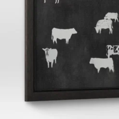 (Set Of 2) 12" X 12" Cow Collection II Framed Wall Canvases - Threshold™ -Home Decor Series Store GUEST ed6cea91 4424 4805 8aee 4c4271b75676