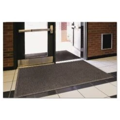 3'x10' Rectangle Solid Plastic Floor Mat Black - Guardian -Home Decor Series Store GUEST eeb2c667 2c30 4541 aee7 fbda3a928b3d