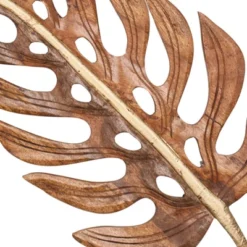Set Of 3 Mango Wood Leaf Handmade Carved Wall Decors Brown - Olivia & May 8 Set Of 3 Mango Wood Leaf Handmade Carved Wall Decors Brown - Olivia & May -Home Decor Series Store GUEST efa9a646 cb9c 43ec b6b7 8e16d1dbcec7