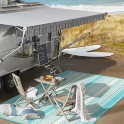 Haynes Modern Double Stripe Indoor/Outdoor Area Rug - JONATHAN Y -Home Decor Series Store GUEST efd15ab3 e5b5 4073 a3f6 6b4e5fbd8c75