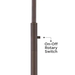 Franklin Iron Works Industrial Rustic Farmhouse Floor Lamp With USB Port 61" Tall Oil Rubbed Bronze Downbridge LED Seeded Glass Shade For Living Room -Home Decor Series Store GUEST f0f76da2 c96a 4c28 9ab5 9dfeaa641d16