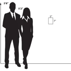 Azar Displays Clear Acrylic Magnet Back Photo Frames 5" W X 7" H - Vertical / Portrait, 2-Pack -Home Decor Series Store GUEST f3112332 11e5 4971 a1e7 2f70e60b8898