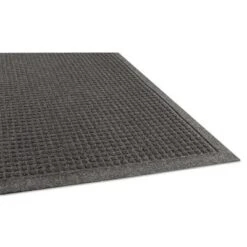 2'x3' Rectangle Solid Plastic Floor Mat Black - Guardian -Home Decor Series Store GUEST f3a6052d b3cd 4cc3 a85a 9c34e5c6cec6