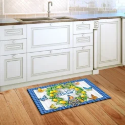 Briarwood Lane Lemon Wreath Spring Doormat Welcome Bluebird Plaid Indoor Outdoor 30" X 18" -Home Decor Series Store GUEST f472eb82 e5dc 41d6 a679 c224a2410da9