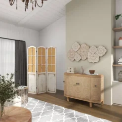 Farmhouse Wood Floral Intricately Carved Wall Decor White - Olivia & May -Home Decor Series Store GUEST f5b7f5b9 4f6f 470c a921 4f90dd2af852