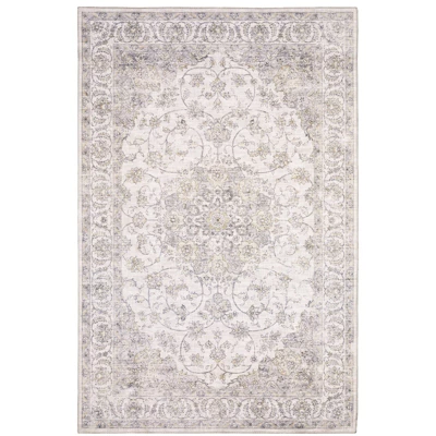Marcel Vintage Traditional Medallion Area Rug Beige/Gold - Captiv8e Designs 10 Marcel Vintage Traditional Medallion Area Rug Beige/Gold - Captiv8e Designs - Image 10