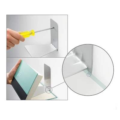 Set Of 3 Conceal Floating Large Shelves - Umbra 8 Set Of 3 Conceal Floating Large Shelves - Umbra - Image 8