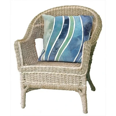 Liora Manne Visions III Coastal Indoor/Outdoor Pillow 2 Liora Manne Visions III Coastal Indoor/Outdoor Pillow - Image 2