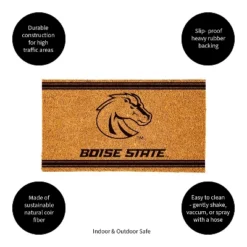 Evergreen Boise State University Logo Turf Mat, Brown- 28 X 16 Inches Indoor Outdoor Doormat -Home Decor Series Store GUEST f926d3c6 14fa 42e4 a5e7 9b8b8017f1a3
