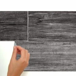 RoomMates Distressed Barn Wood Plank Peel And Stick Wallpaper Black 5 RoomMates Distressed Barn Wood Plank Peel And Stick Wallpaper Black -Home Decor Series Store GUEST f9a0250e e38b 4043 9d00 8d4abdb0b056