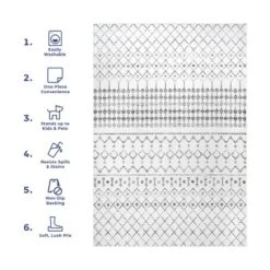 NuLOOM Moroccan Blythe Machine Washable Area Rug -Home Decor Series Store GUEST fad77fed 04cc 4f80 ad32 a586c3a18298