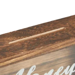 Juvale Wood Cursive Honeymoon Fund Box Wedding Gifts, Wall Mounted Shadow Piggy Bank, Newly Wed Rustic Home Decoration, Vacation Supplies, 7 X 7 In -Home Decor Series Store GUEST fb0fa8f0 4d9e 4157 a771 5b5d9781cb0e