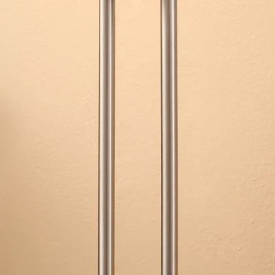 HOMCOM Modern LED 2 Light Floor Lamp, Tall Standing Lamp With Rotatable Ring Light And Height Adjustable Side Light For Living Room Or Bedroom, Silver 5 HOMCOM Modern LED 2 Light Floor Lamp, Tall Standing Lamp With Rotatable Ring Light And Height Adjustable Side Light For Living Room Or Bedroom, Silver - Image 5