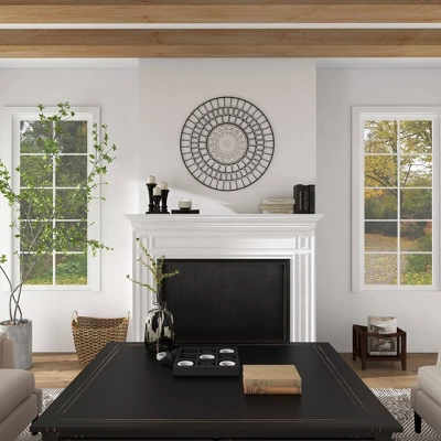 Metal Abstract Carved Design Wall Decor Black - Olivia & May 11 Metal Abstract Carved Design Wall Decor Black - Olivia & May - Image 11