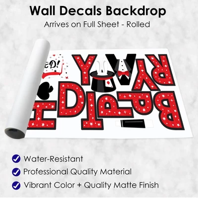 Big Dot Of Happiness Ta-Da, Magic Show - Peel And Stick Magical Birthday Party Decoration - Wall Decals Backdrop 5 Big Dot Of Happiness Ta-Da, Magic Show - Peel And Stick Magical Birthday Party Decoration - Wall Decals Backdrop - Image 5