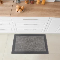 World Rug Gallery Textline Bordered Anti-Fatigue Standing Mat -Home Decor Series Store GUEST fddd5655 32df 4e70 8320 c755d3a2acda