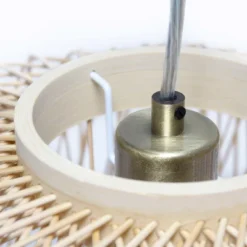 Circular Rattan Pendant Light Beige - Lalia Home -Home Decor Series Store GUEST fec1793d 1b50 4b90 ad28 549e1140df55