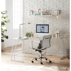 Possini Euro Design Eliptik Modern Desk Table Lamp 24 1/2" High Satin Nickel LED Swing Arm Adjustable Height For Bedroom Living Room Nightstand Office -Home Decor Series Store GUEST ff49582f 0946 47f2 a027 57a00b2a34f9